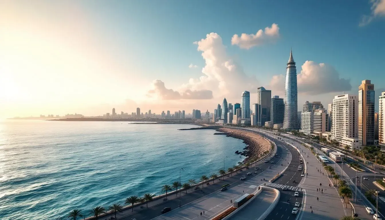 Casablanca Corniche - filming location in Morocco
