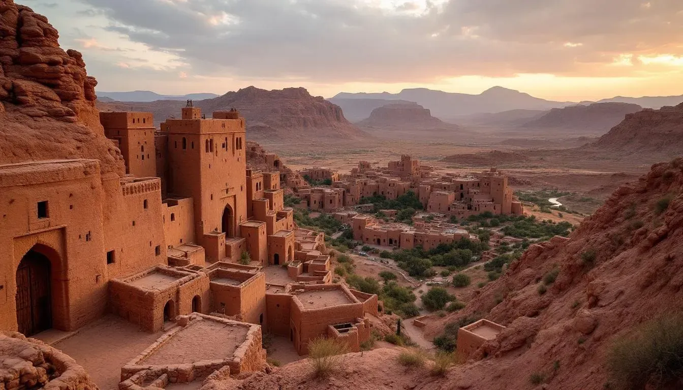 Filming in Ouarzazate