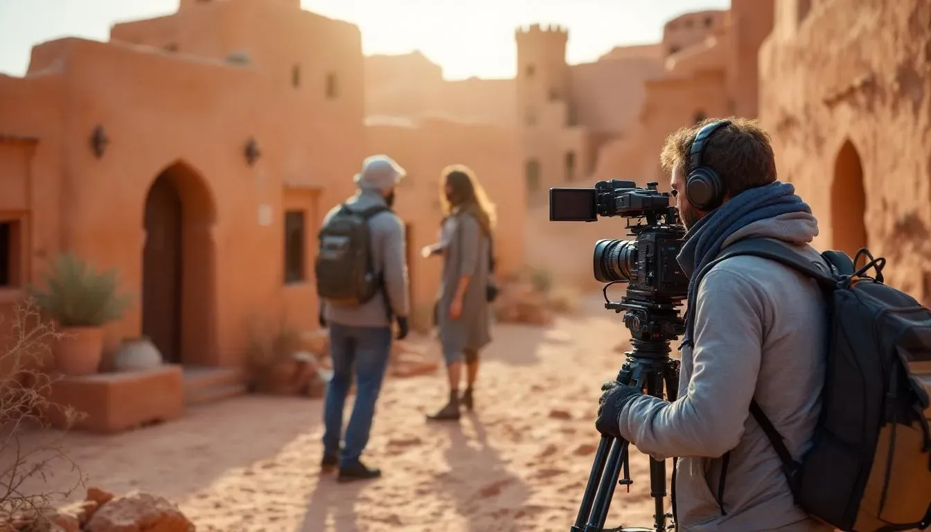 Moroccan Film Crew - filming location in Morocco