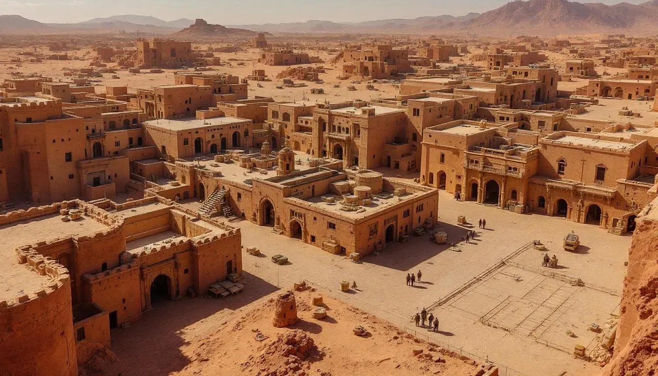 Atlas Studios Interior - filming location in Morocco